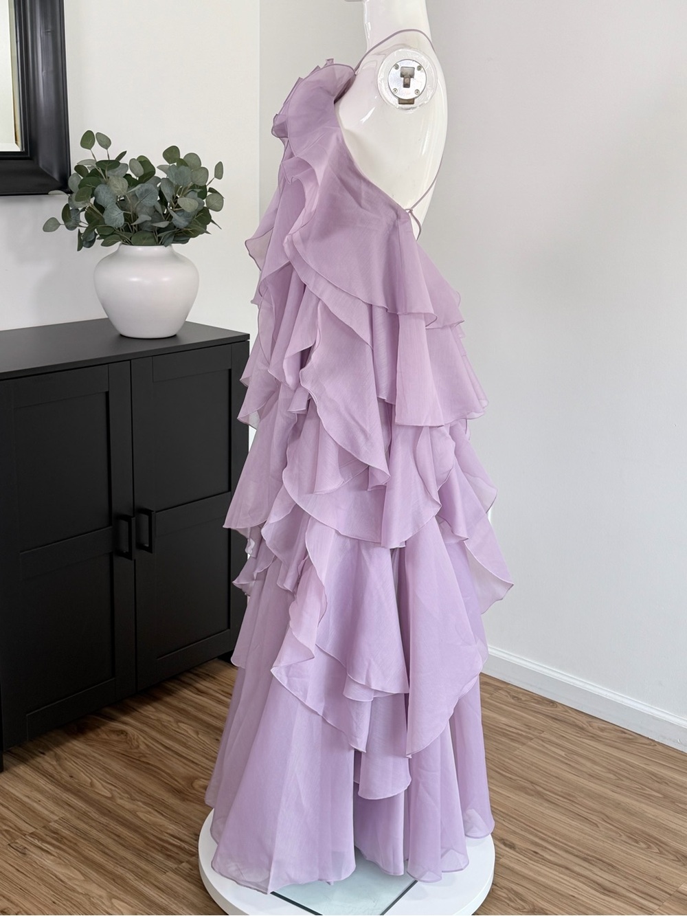 AJE Pandorea Layered Maxi Lilac Dress Size 6 Medium - Picture 13 of 17